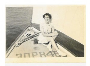 Mom on Sailboat 1942