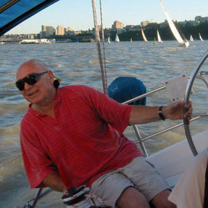 image of Neil Delisanti on boat